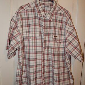 Men's Carhartt Short-Sleeve Western Shirt ~ Snap-Front Closure~XXL